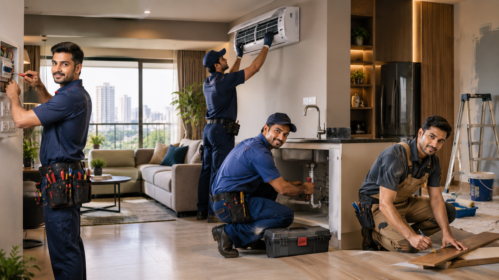 Call Elite professional home services team in Bangalore